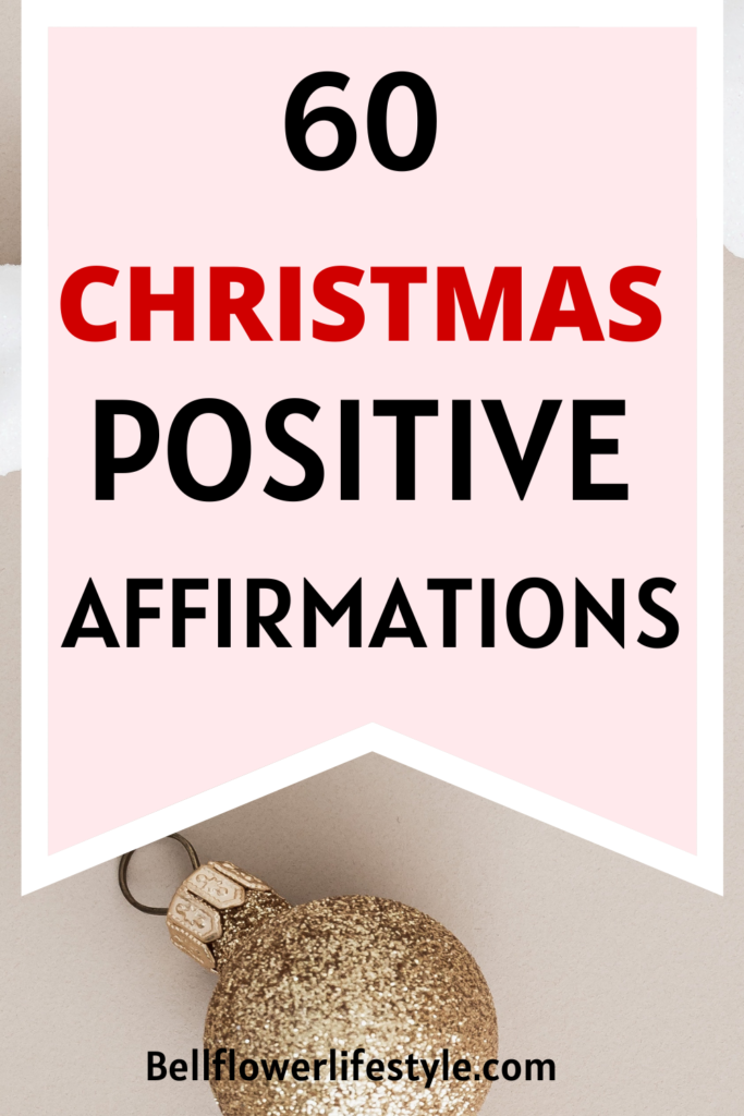 Christmas positive affirmations