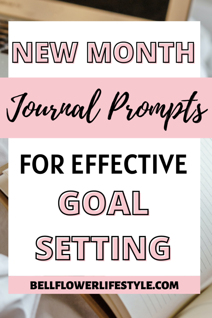 new month journal prompt
