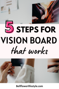 5 Steps- How to make a Powerful vision board without magazines