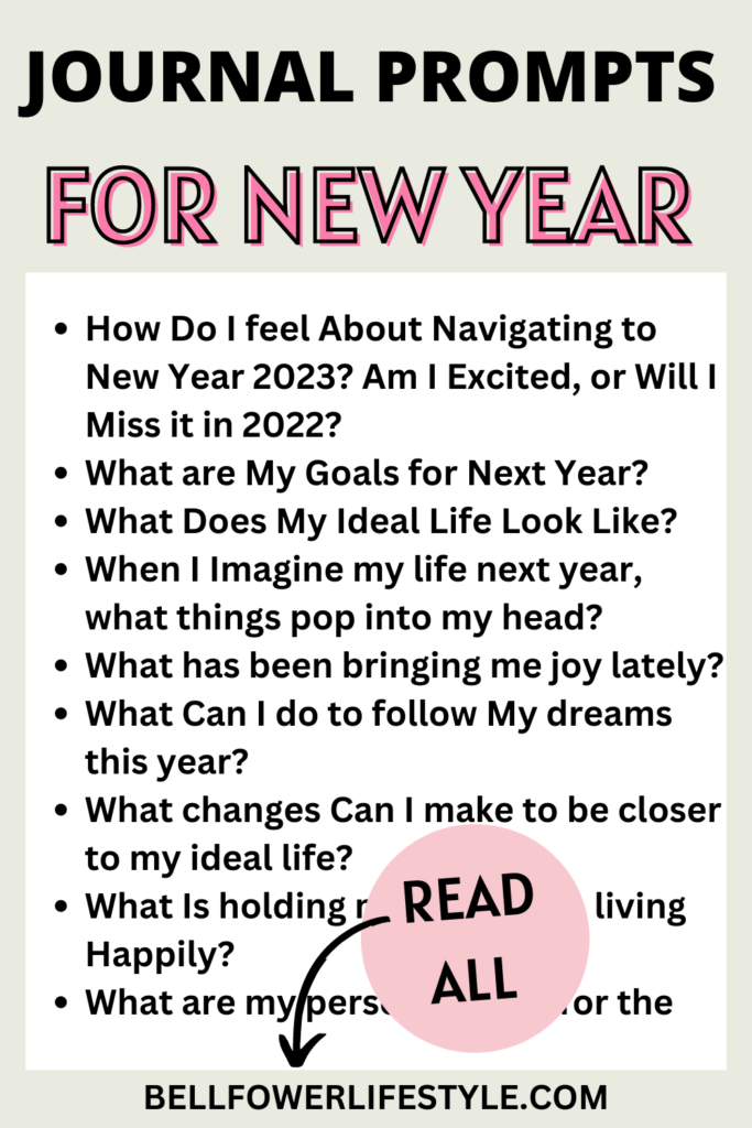 Journal Prompts for the New Year