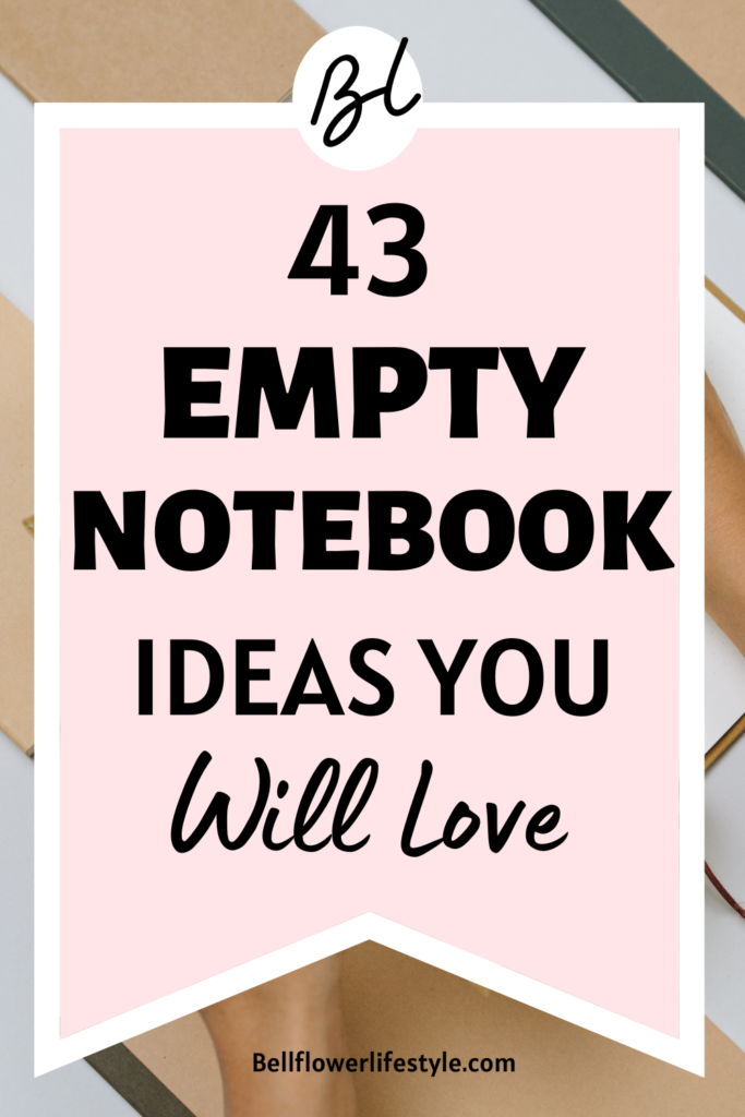 creative things to do with a notebook