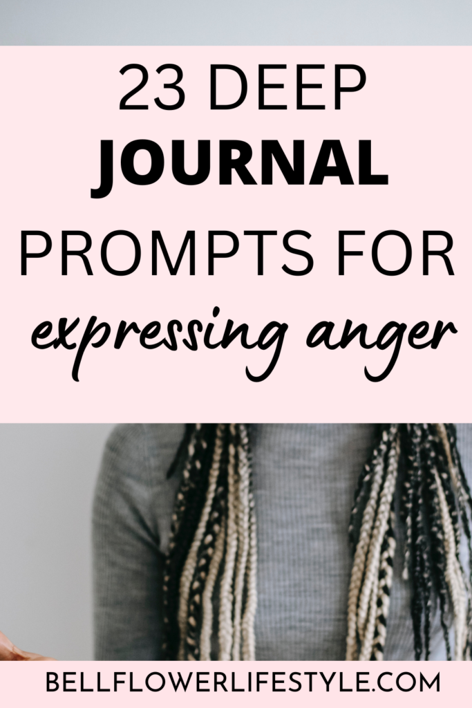 Anger journal prompts