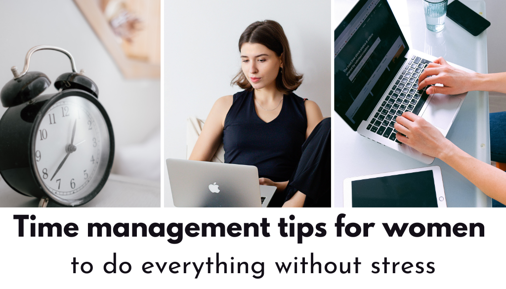 time management tips for women 