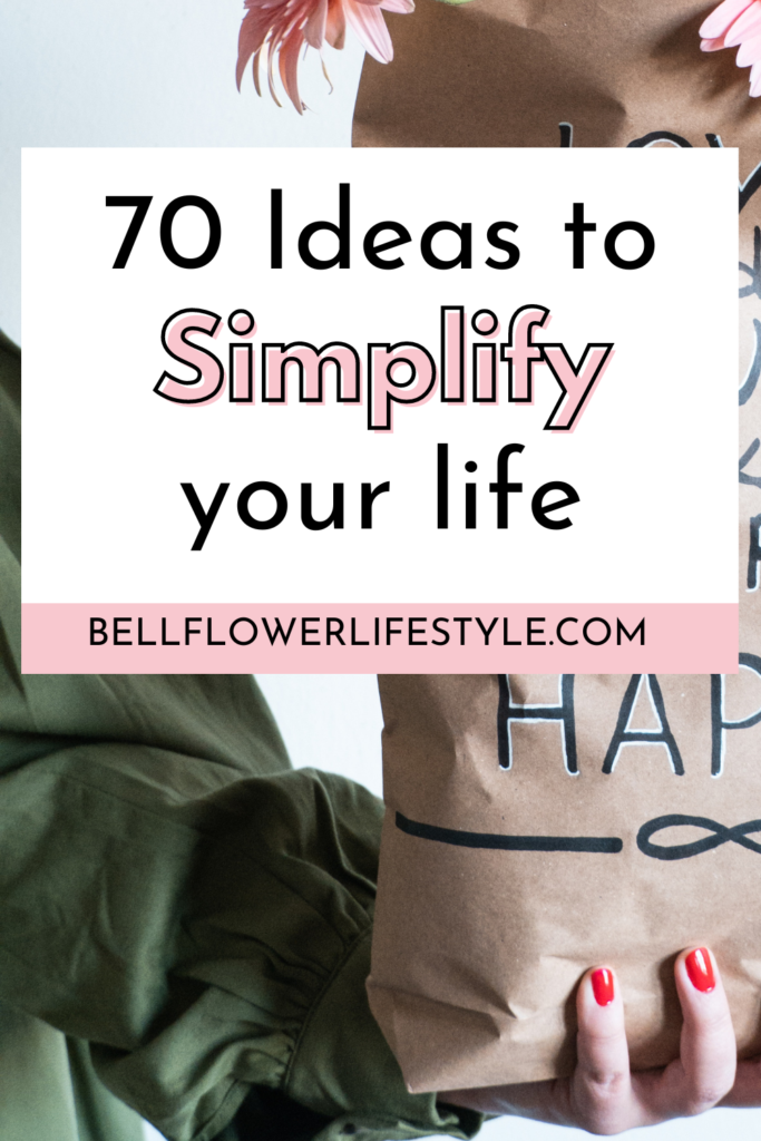 how to simplify life and be happy