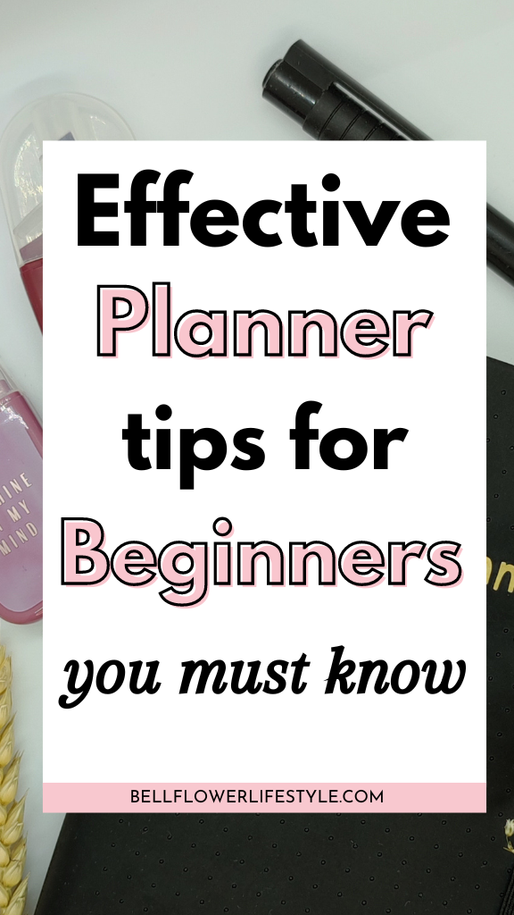 How to use a planner for beginners