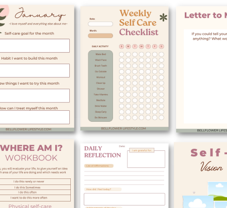 Daily Self Care Digital Planner 2023