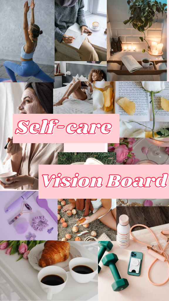 How to Create a Self-care Vision Board (+31 ideas) - Bellflower Lifestyle