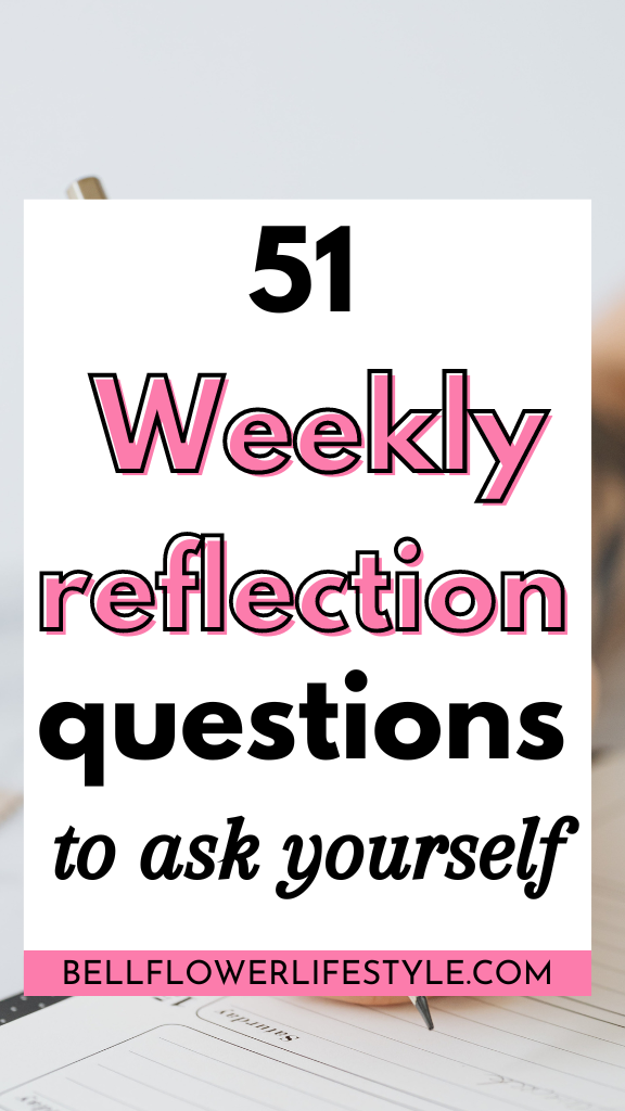 Weekly reflection questions