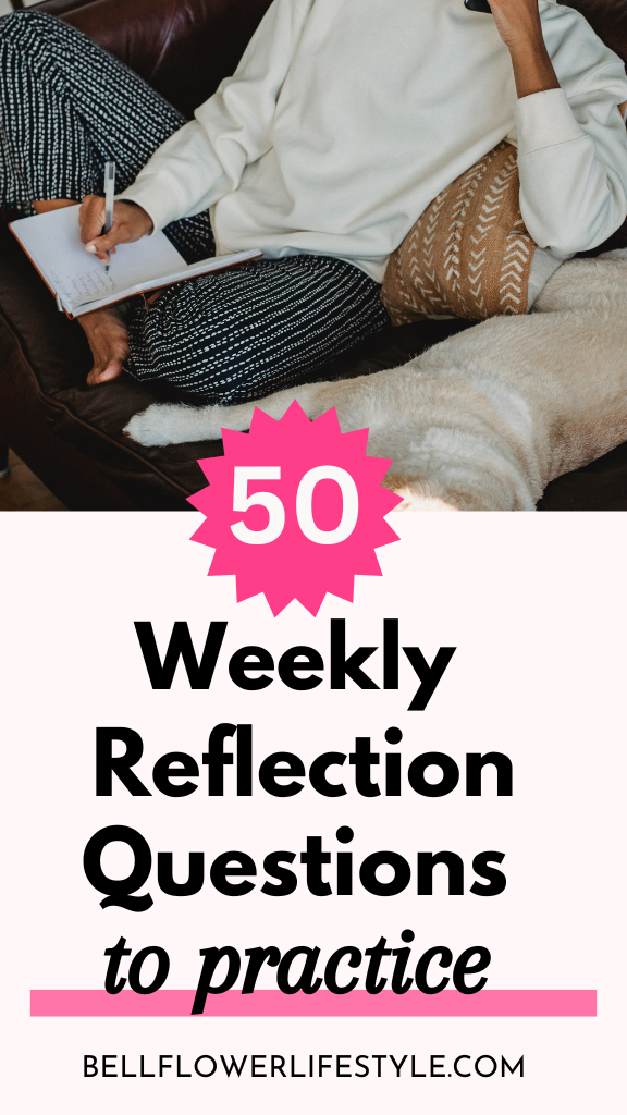 Weekly reflection questions