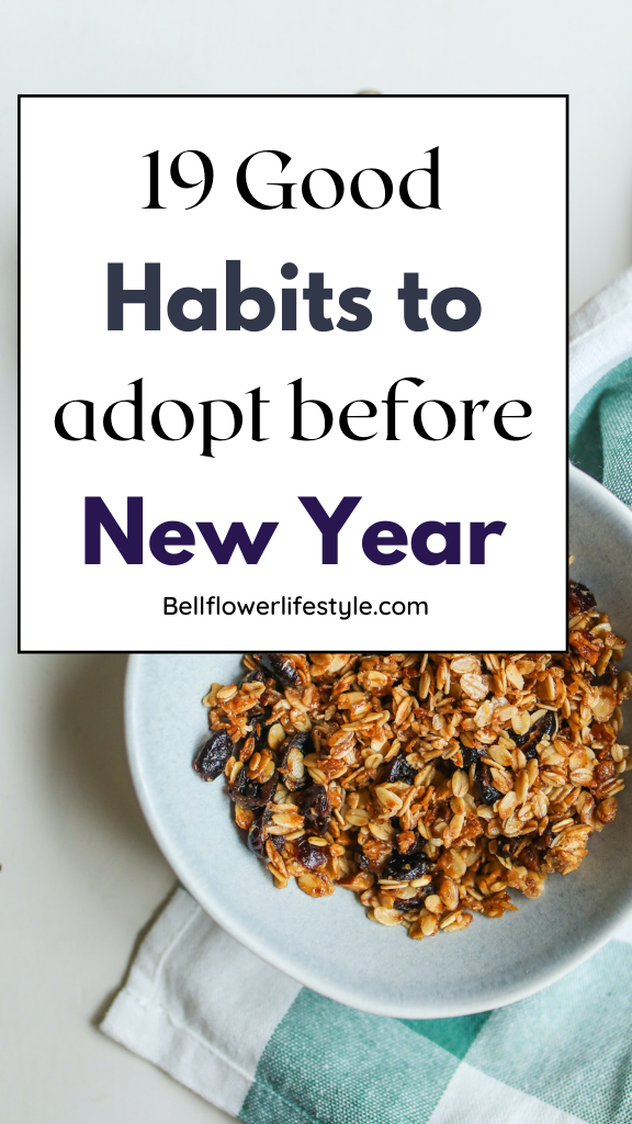 Habits to adopt before new year