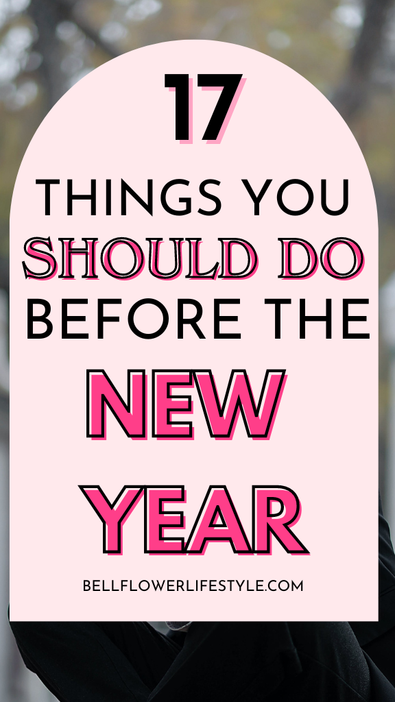 things to do before the new year