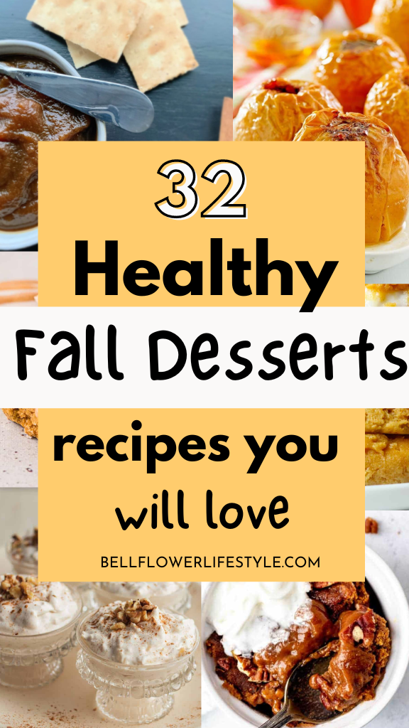 Healthy Dessert recipes for fall