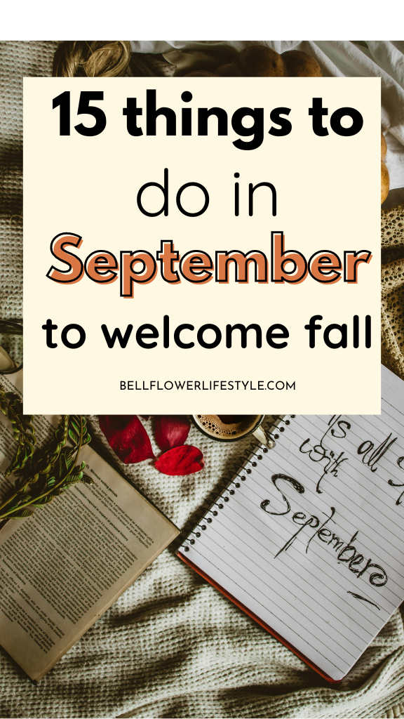 things to do in september to prepare for fall 