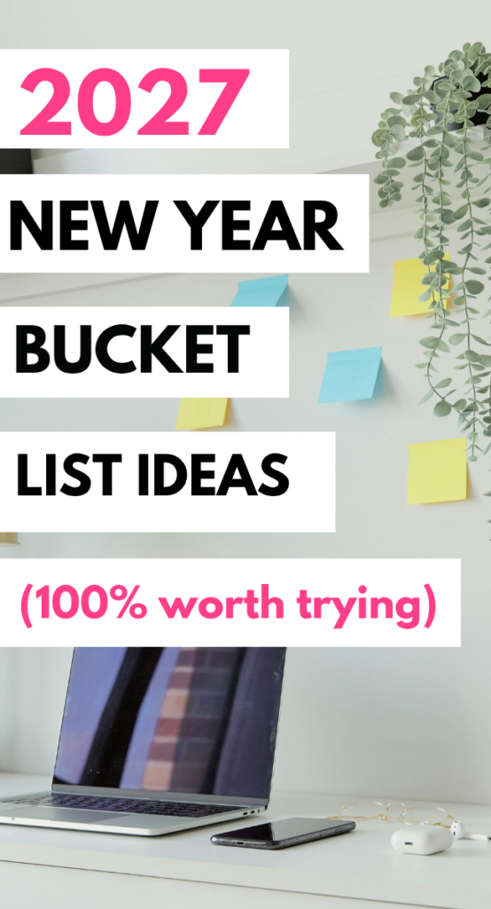 2027 new year bucket list